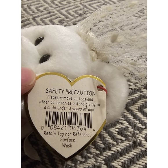 Vibtage 2001 Mrs. Beanie Baby by Ty (NWT) Wedding Gift Plush Stuffed Animal - Picture 10 of 10